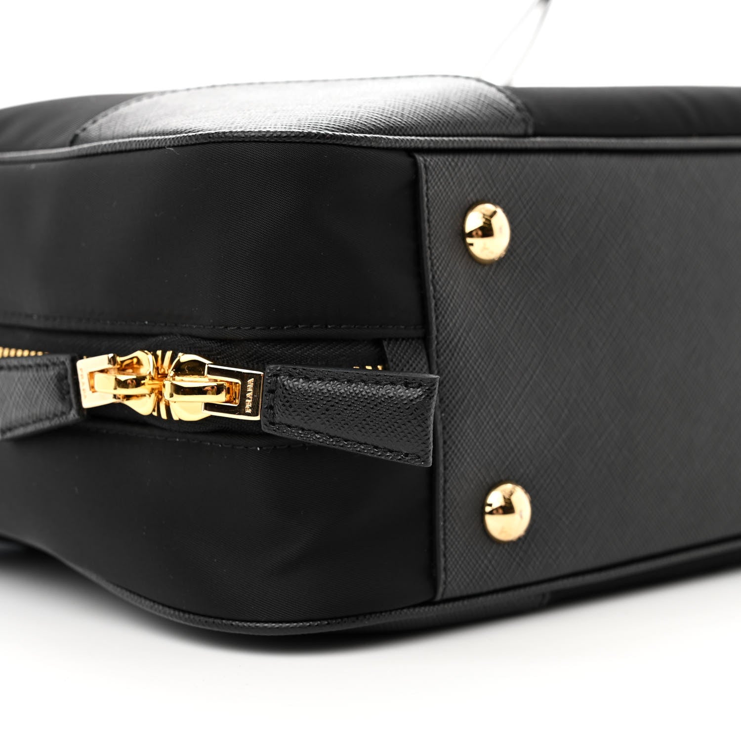 Prada Re-Nylon Saffiano Large Re-Edition 1978 Two Handle Bag Black 8 of 9