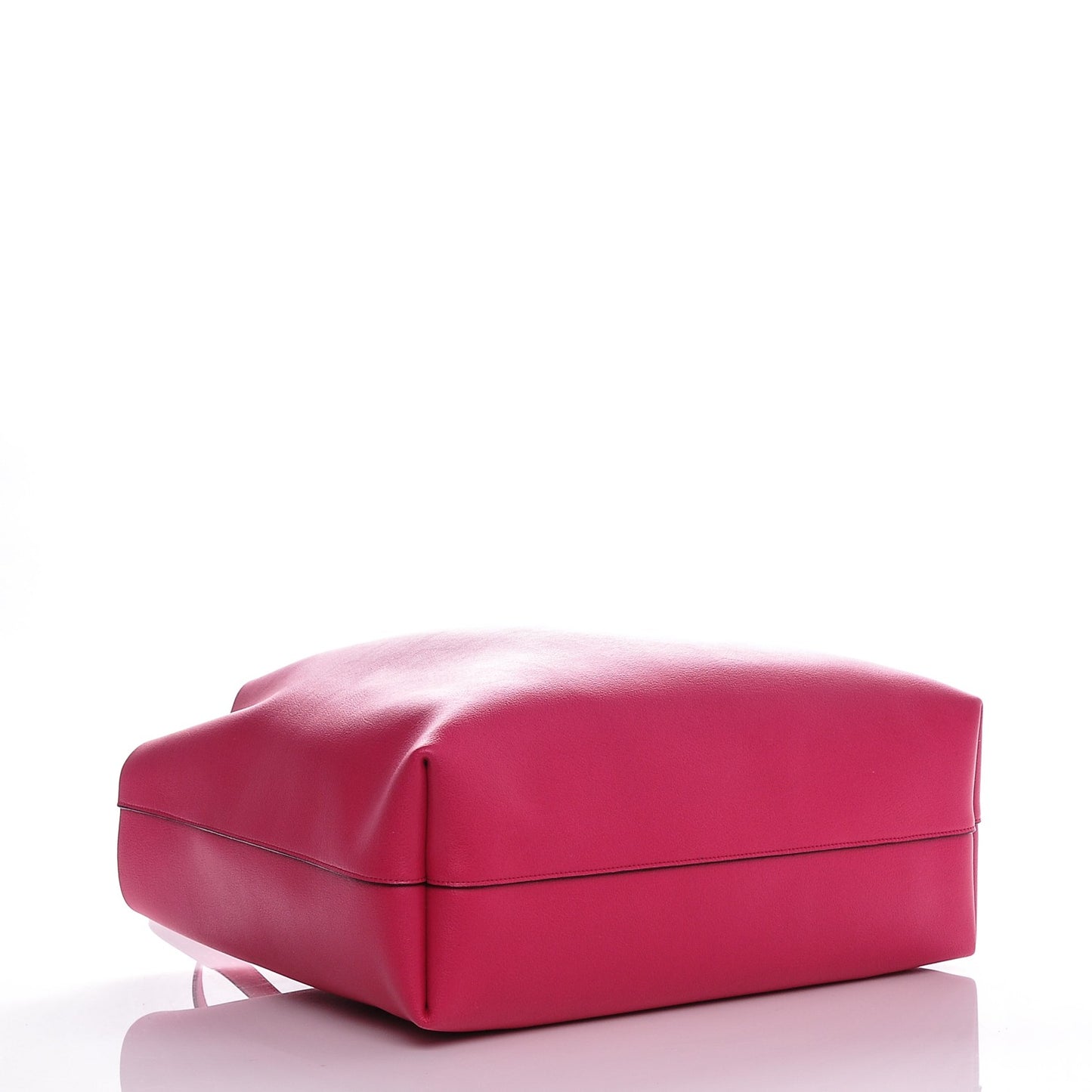 Calfskin Large Shopping Tote Fuchsia