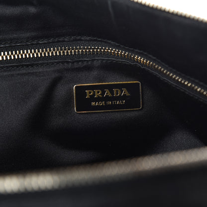 Prada Saffiano Top Handle Dome Satchel Black 6 of 18