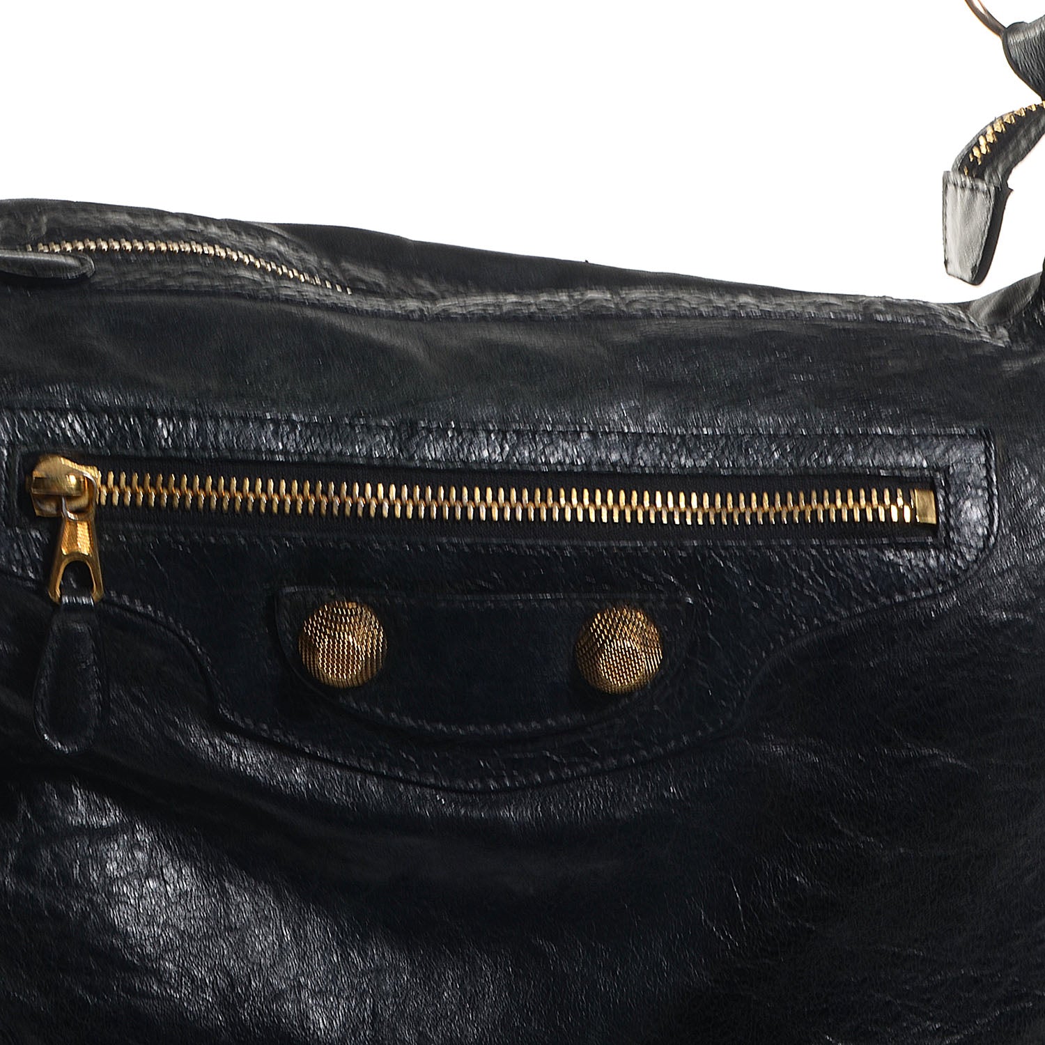Balenciaga Agneau Giant 21 Gold Hardware Day Hobo Black 11 of 12