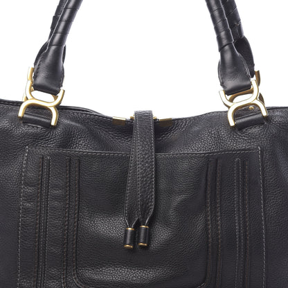 Chloe Calfskin Large New Marcie Tote Black 8 of 12