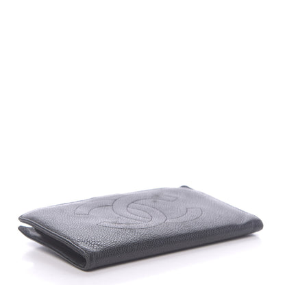 Chanel Caviar Timeless CC French Wallet Black 4 of 16