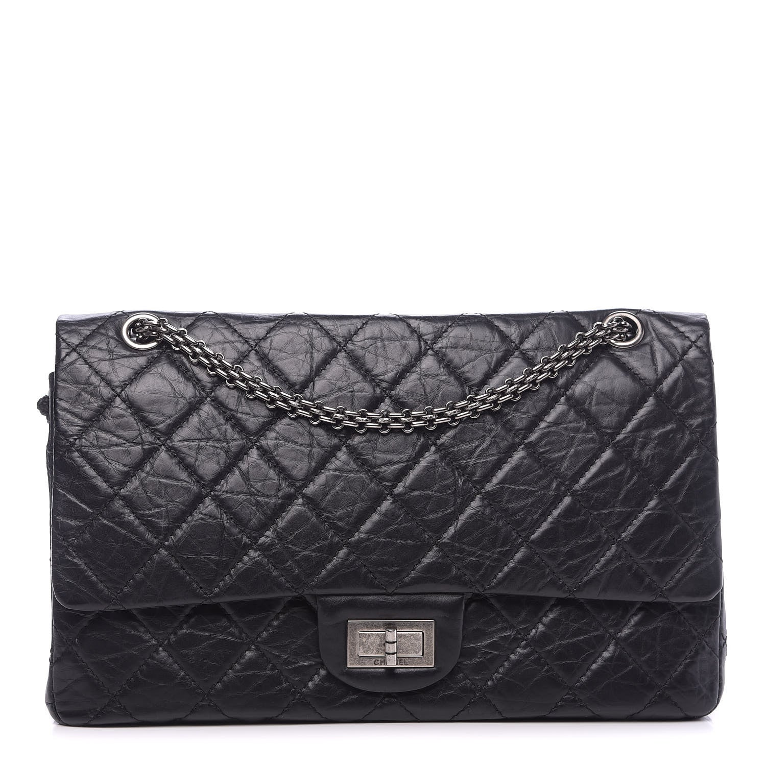 Chanel Aged Calfskin Quilted 2.55 Reissue 227 Flap Black 1 of 9
