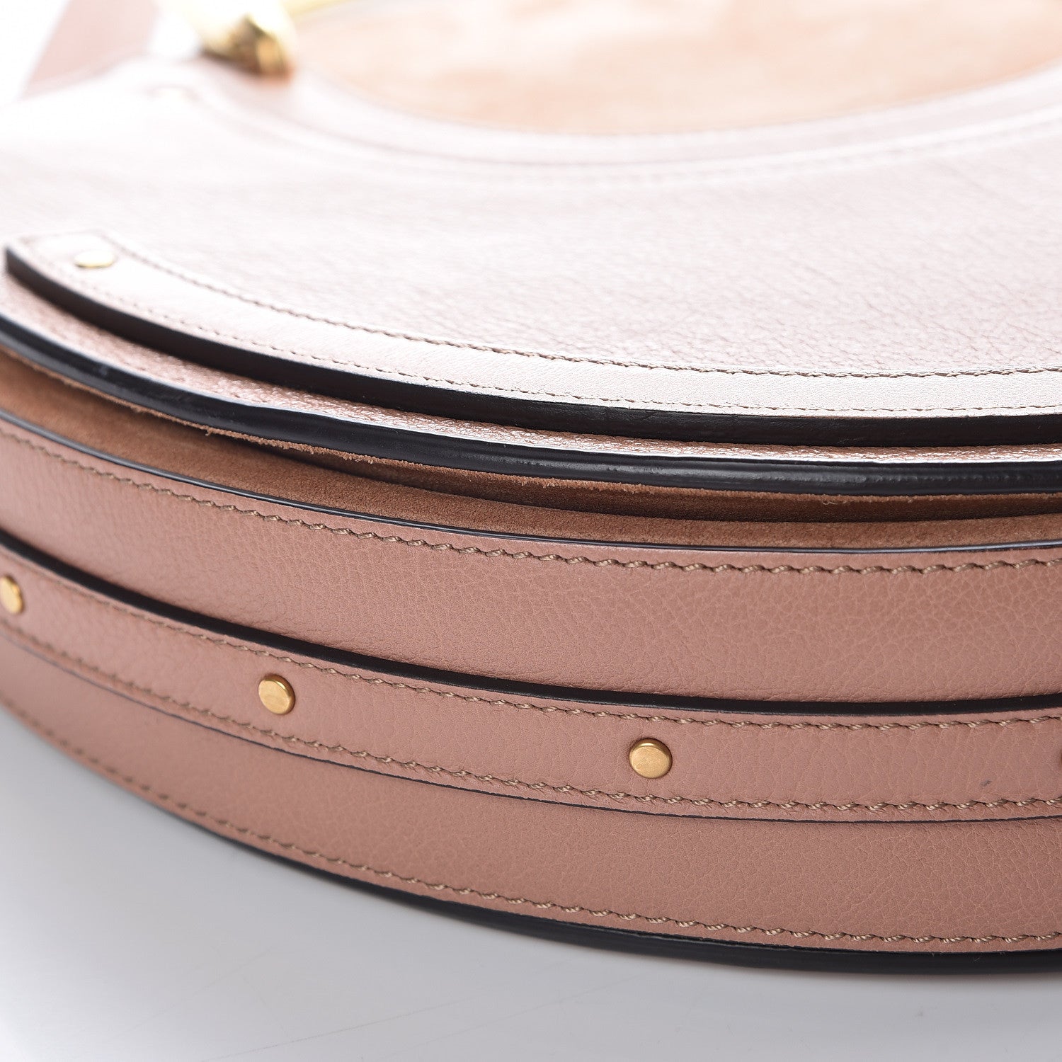 Chloe Goatskin Suede Medium Pixie Bag Nougat 6 of 11