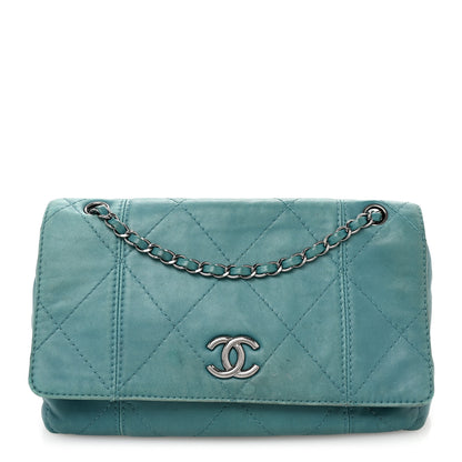 Chanel Lambskin Quilted Large Soft Touch Flap Green 1 of 12