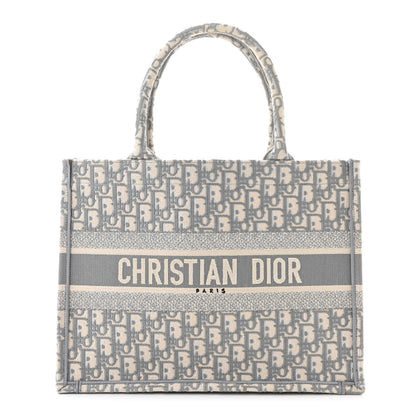 Christian Dior Oblique Medium Book Tote Grey 1 of 12