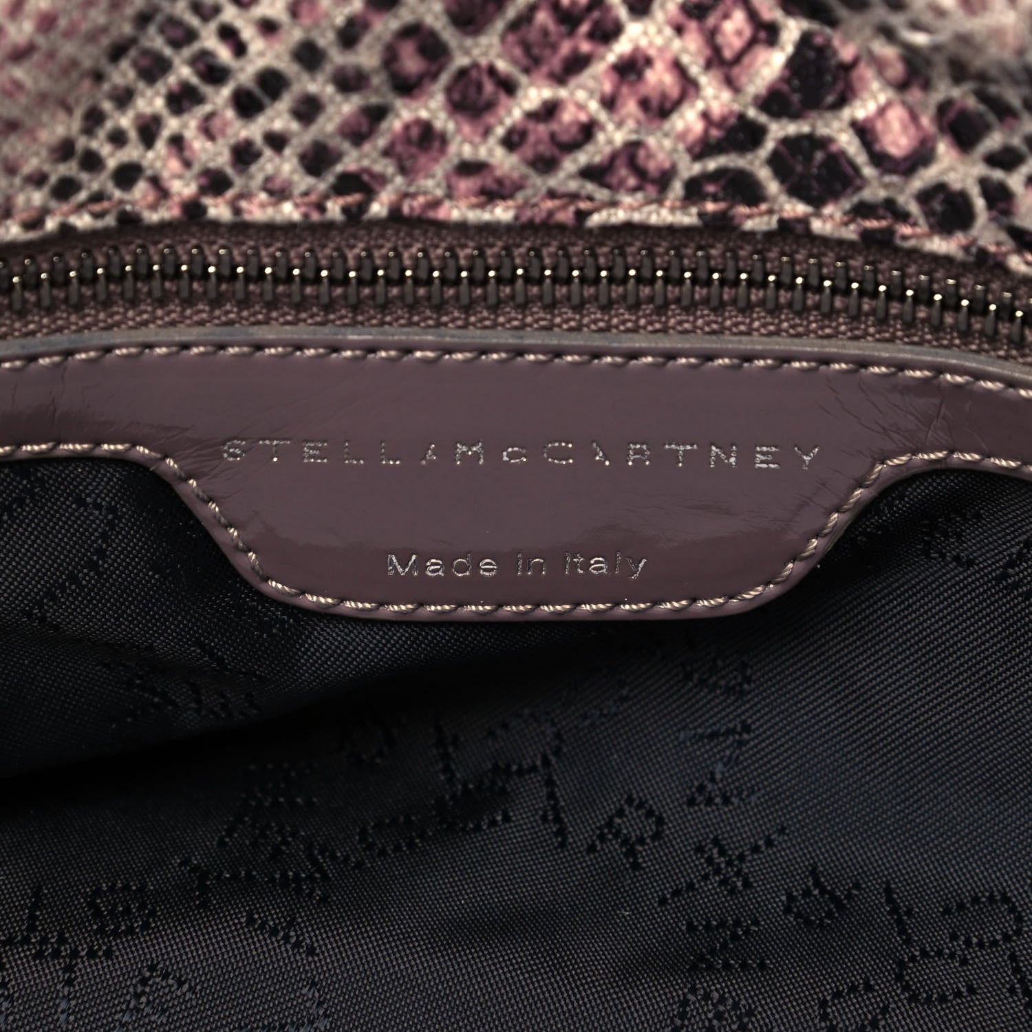 Stella McCartney Eco Python Large Falabella Tote Camel 8 of 9