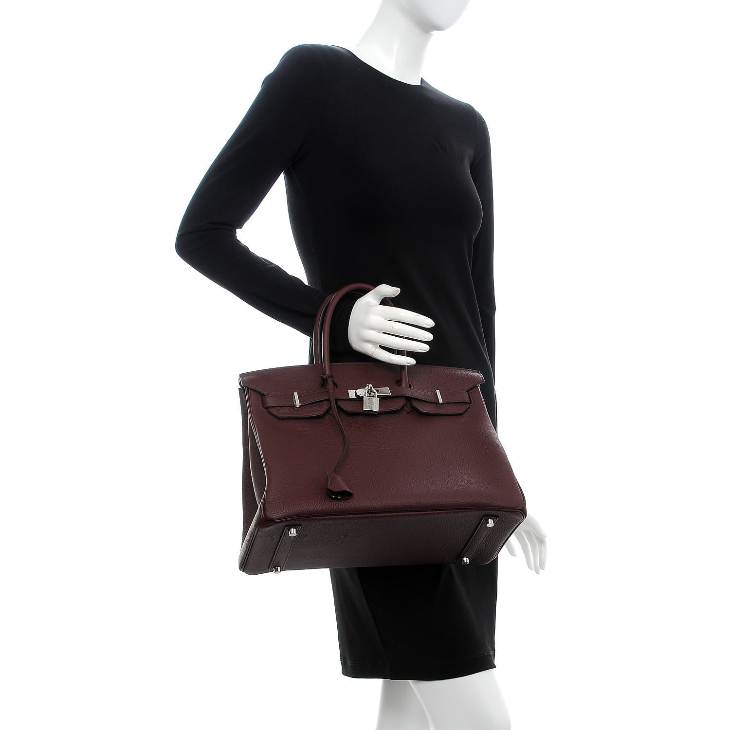 Hermes Togo Birkin 35 Bordeaux 2 of 33