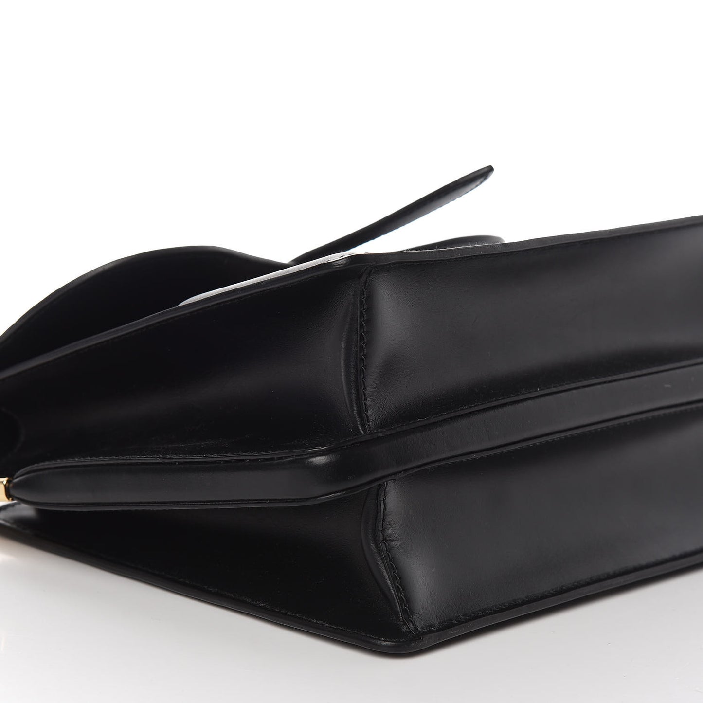 City Calfskin Belle Top Handle Bag Black