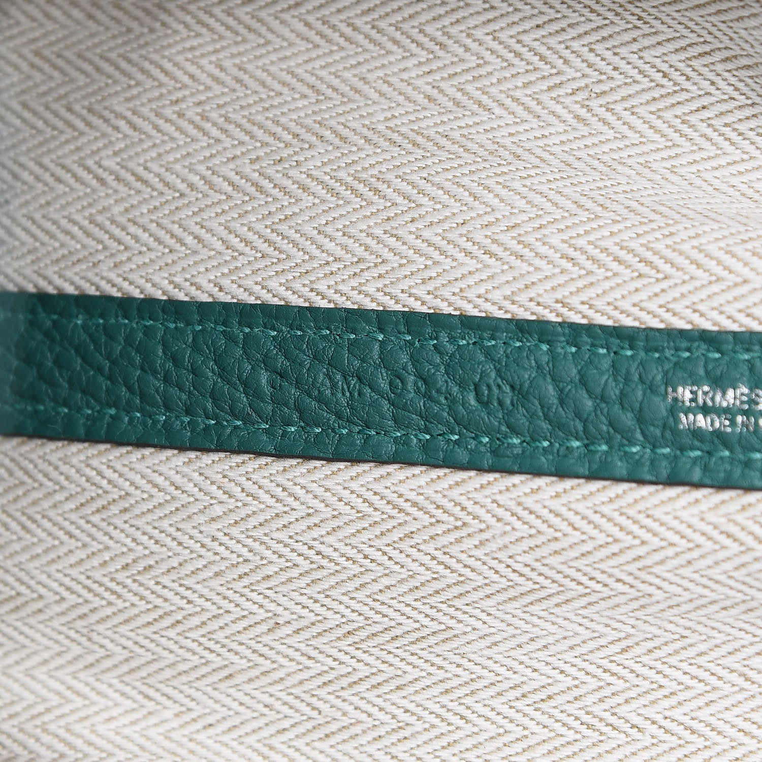 Hermes Negonda Garden Party Tote 30 TPM Malachite 6 of 10
