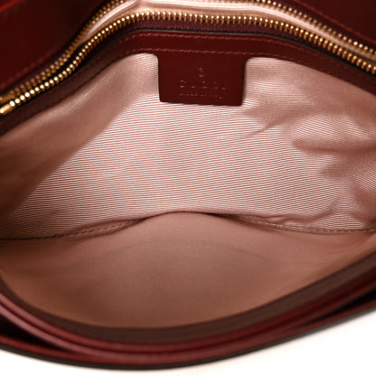 Gucci Vitello Palmellato Lux Small Arli Flap Shoulder Bag Vintage Bordeaux 5 of 11
