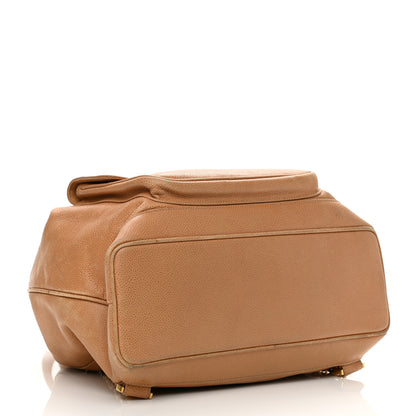 Chanel Caviar Drawstring Backpack Beige 5 of 17