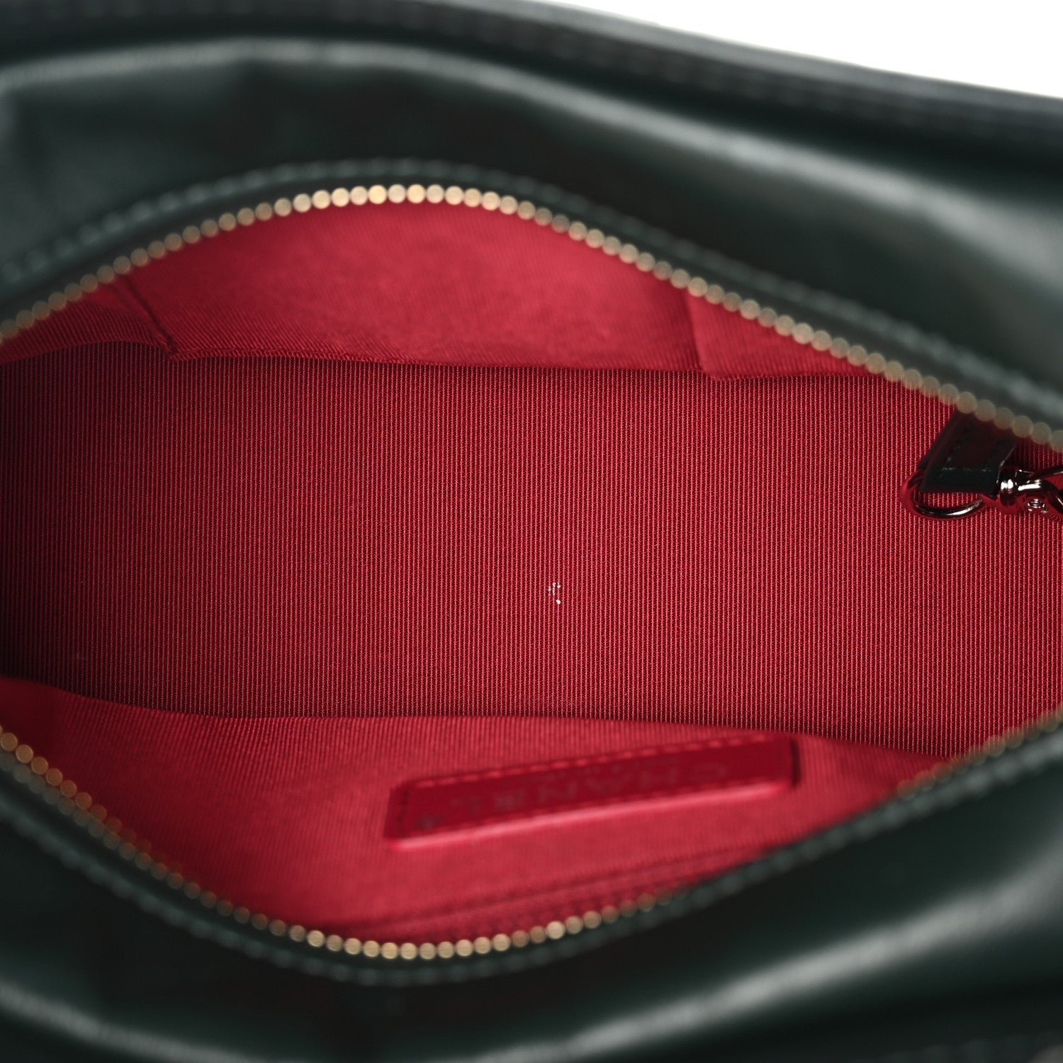 Chanel Aged Calfskin Quilted Small Gabrielle Hobo Dark Green 5 of 13