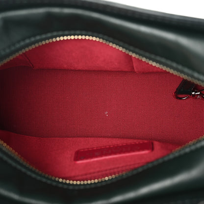 Chanel Aged Calfskin Quilted Small Gabrielle Hobo Dark Green 5 of 13