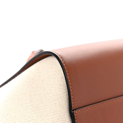 Loewe Calfskin Canvas Medium Hammock Shoulder Bag Natural Tan 7 of 11