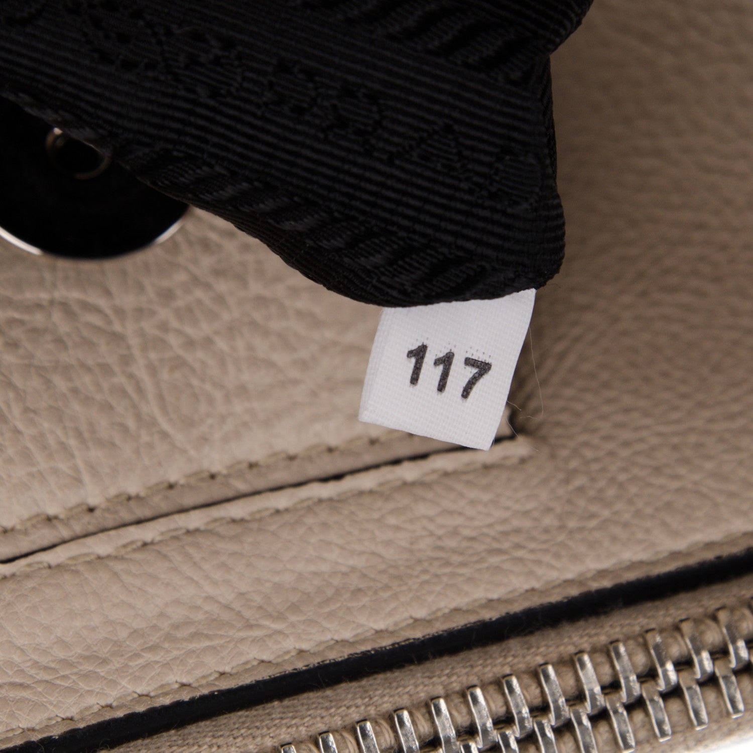 Prada Glace Calf Twin Pocket Tote Quarzo 7 of 8