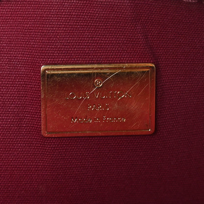 Louis Vuitton LOUIS VUITTON Patent Monogram Alma BB Magenta 6 of 8