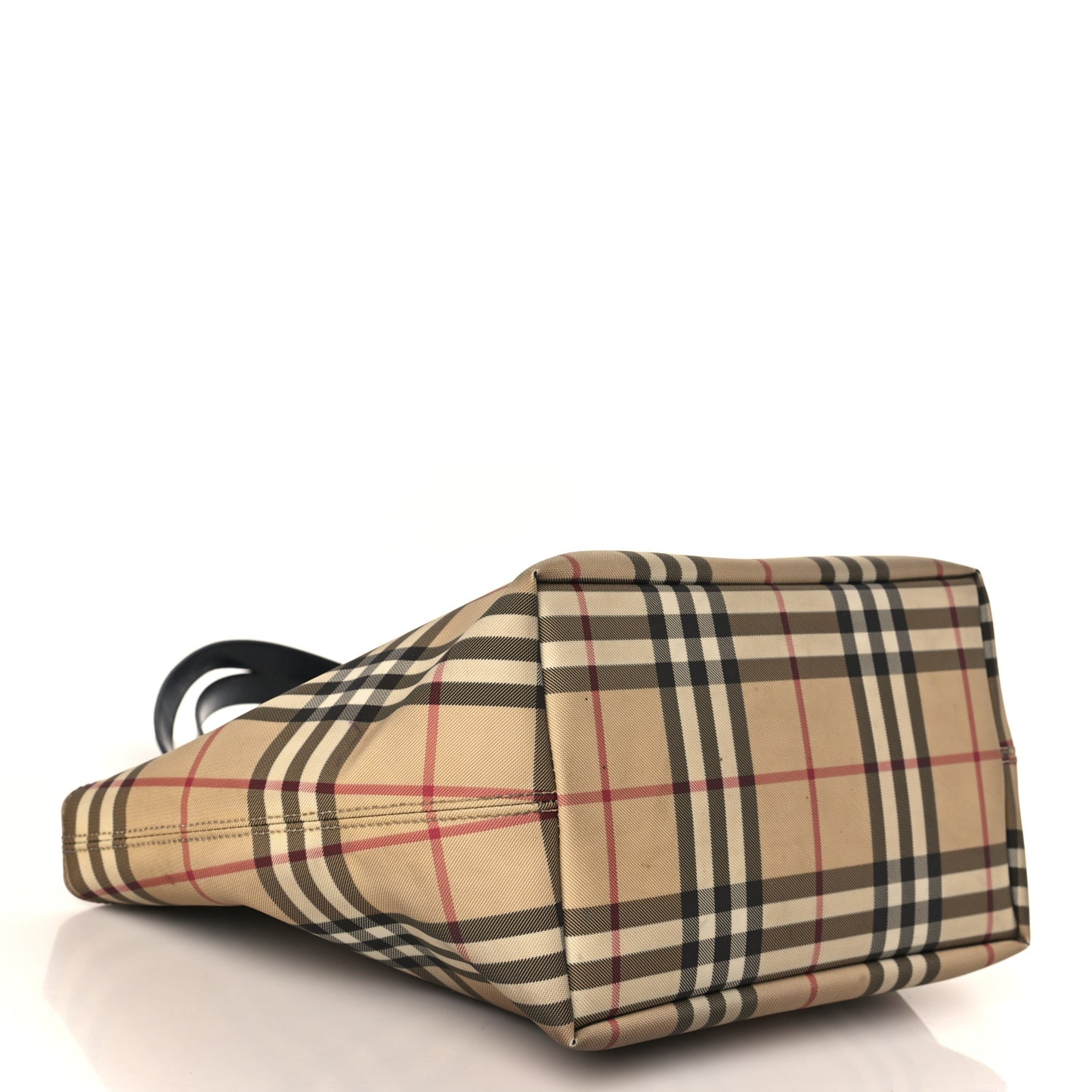 Canvas House Check Tote Black