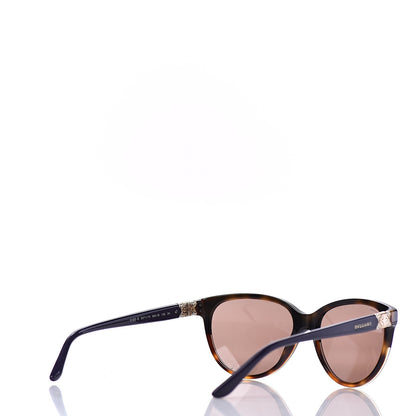 Bulgari BVLGARI Cat Eye 8166-B Sunglasses Blue Tortoise 4 of 8