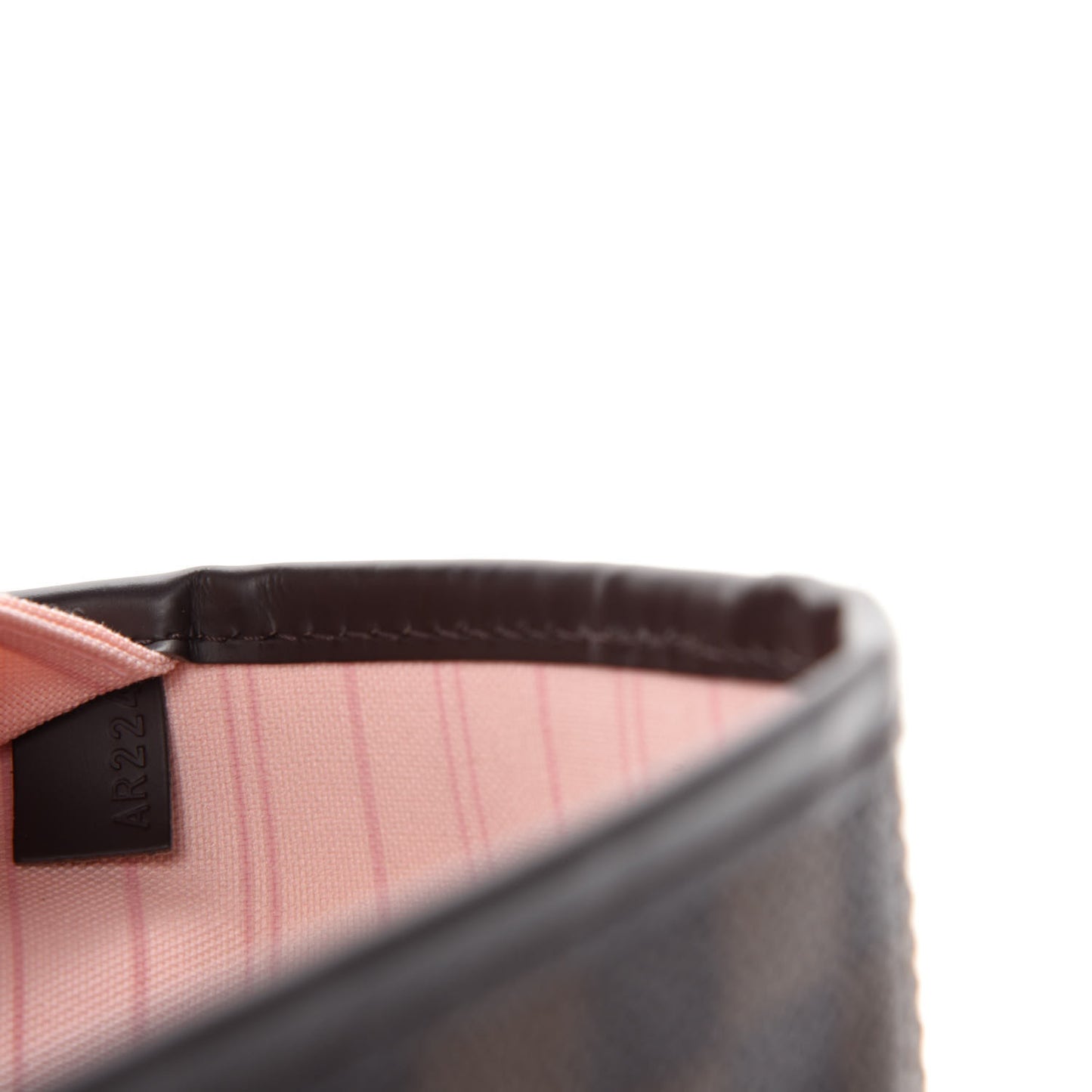 Damier Ebene Neo Neverfull MM Rose Ballerine
