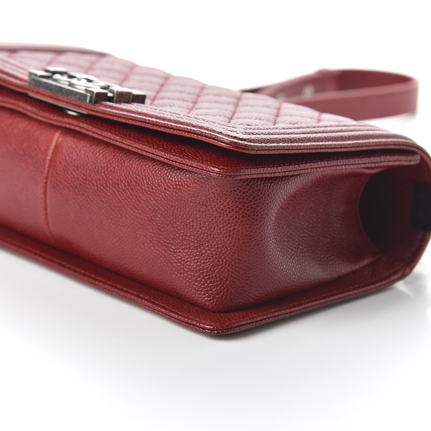 Chanel Caviar Quilted Medium Boy Flap Red 7 of 11