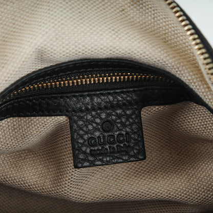 Gucci Pebbled Calfskin Medium Soho Boston Black 6 of 7