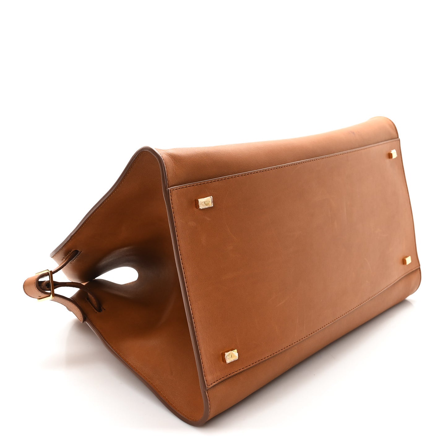 Polished Saddle Calfskin Soft Margaux 15 Cuir