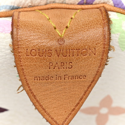 Louis Vuitton Monogram Multicolor Speedy 30 White 6 of 21