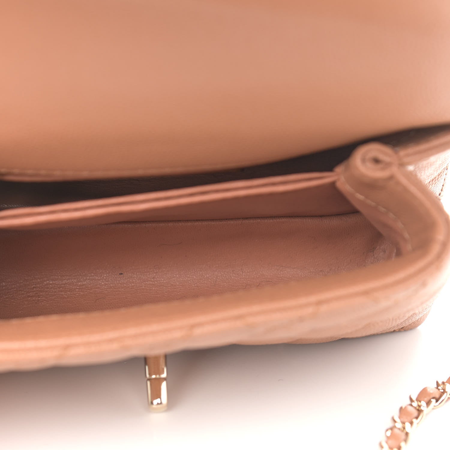 Chanel Caviar Quilted Extra Mini Coco Handle Flap Brown 5 of 10