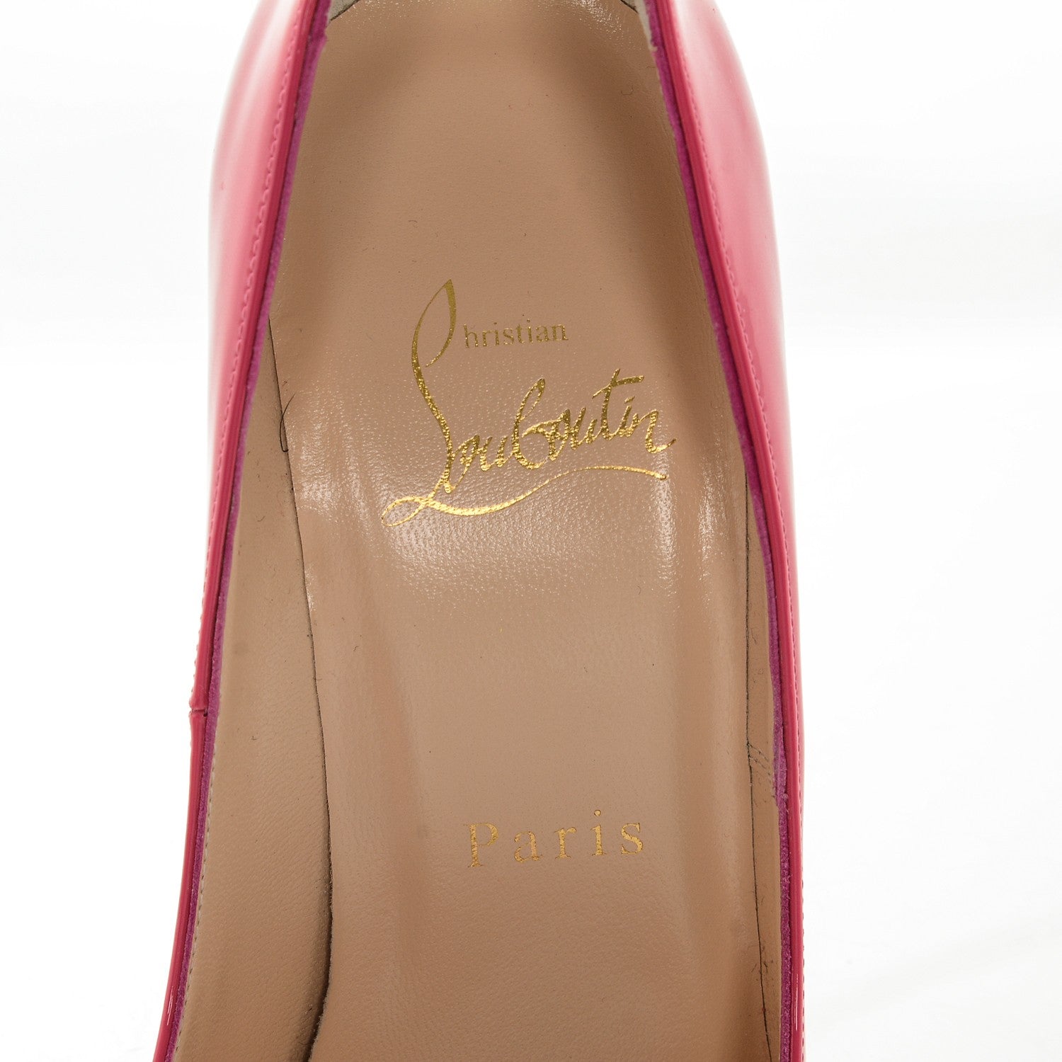 Christian Louboutin Patent Pigalle Follies 120 Pumps 36 Pinky 7 of 7