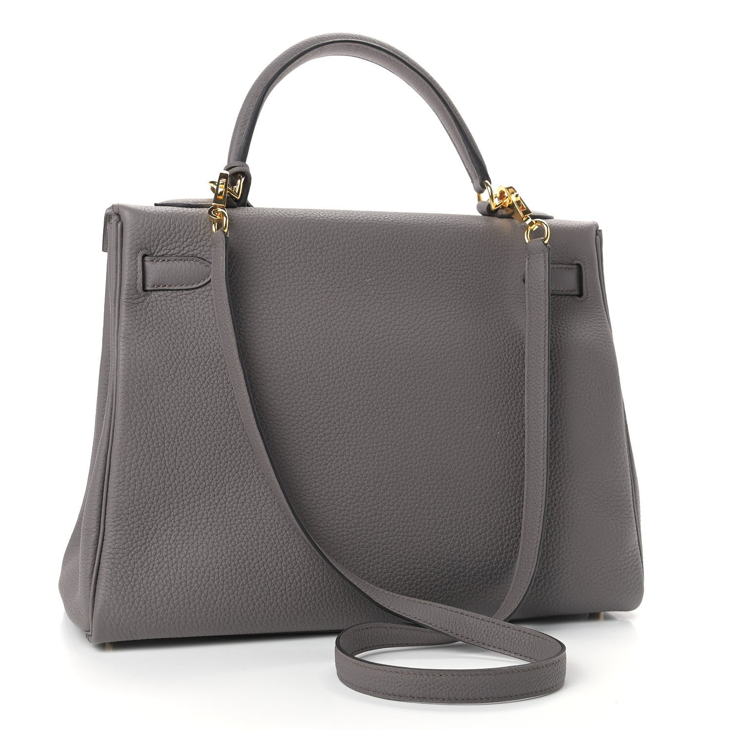 Hermes Togo Kelly Retourne 32 Etain 3 of 14