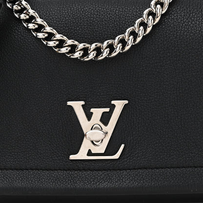 Louis Vuitton Calfskin Lockme II Chain Bag BB Black 8 of 15