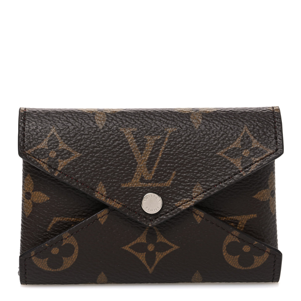 Monogram LV Colormania Kirigami Card Holder Sari Red