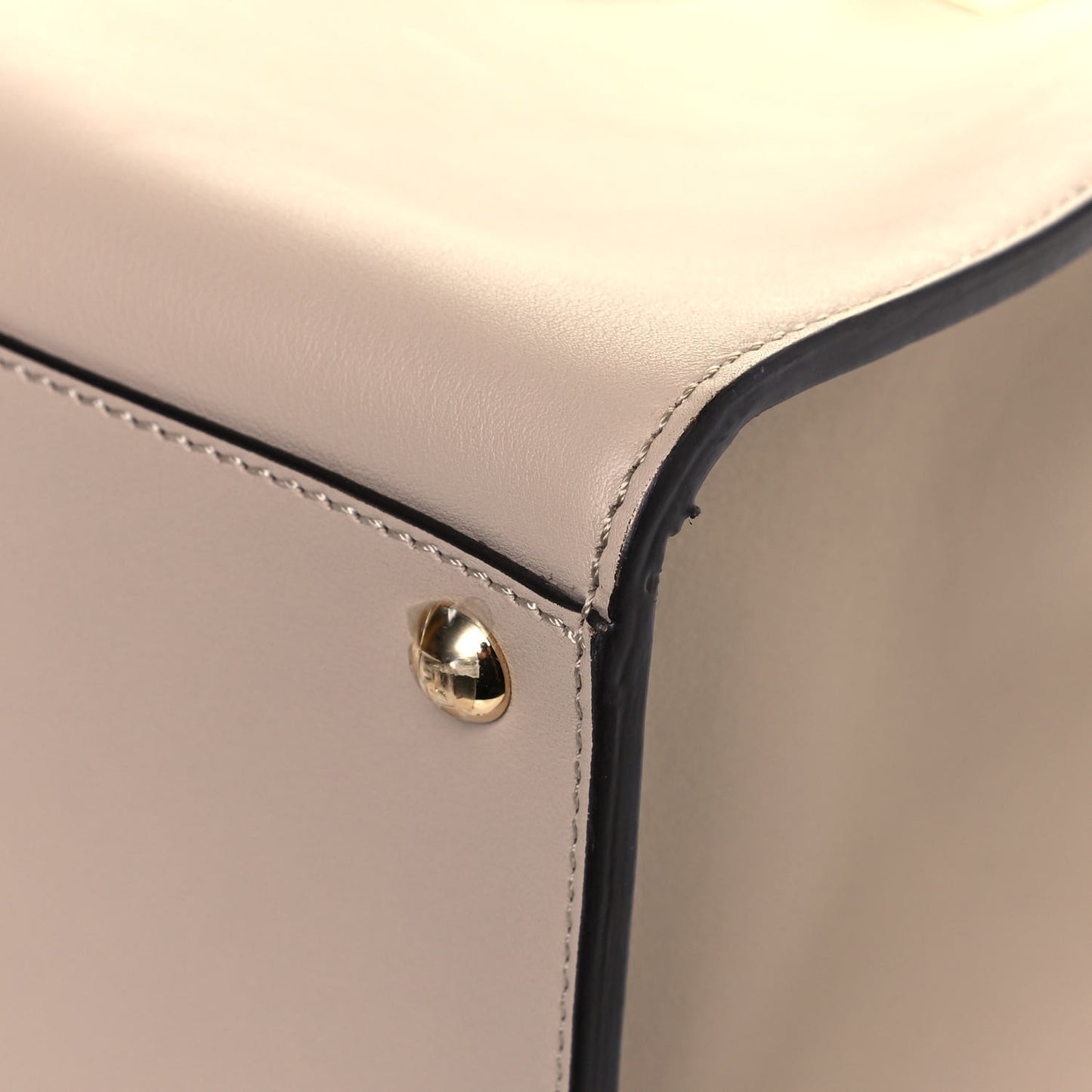 Vitello Seta Glazed Fabric FF 1974 Medium Peekaboo X-Lite Nuvola Mogano Panna