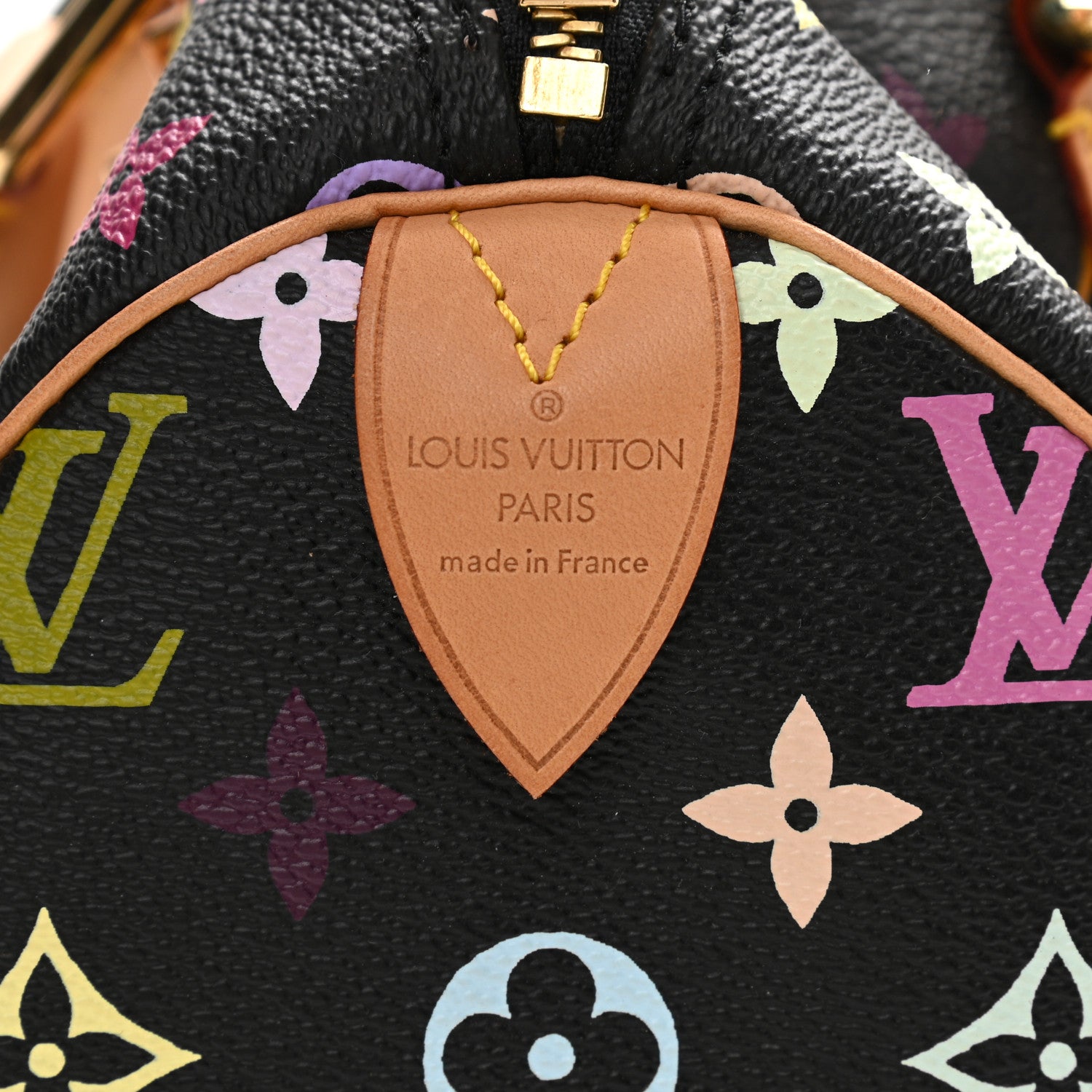Louis Vuitton Monogram Multicolor Speedy 30 Black 6 of 10