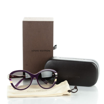 Louis Vuitton Petit Soupcon Cat Eye Sunglasses Z0639W Violet 6 of 6