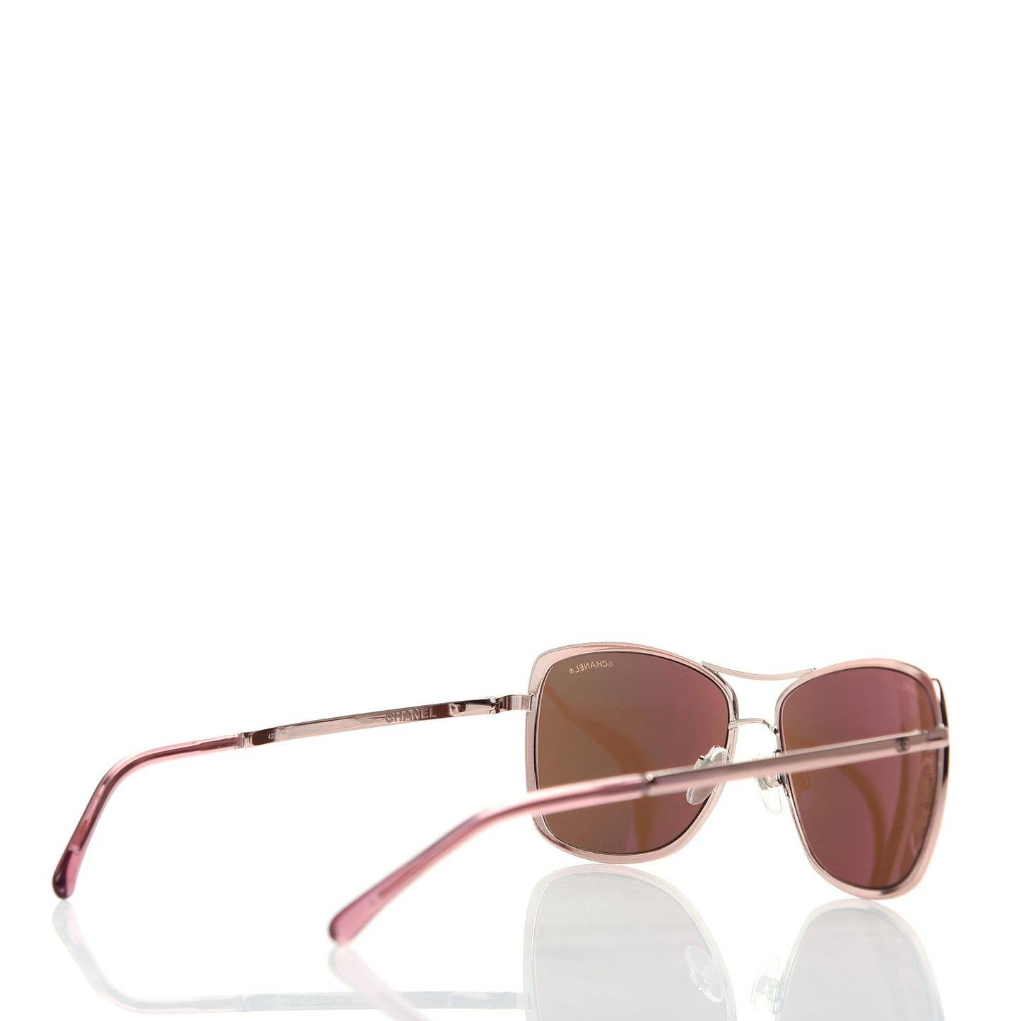 Metal Pilot Summer Sunglasses 4224 Rose Gold