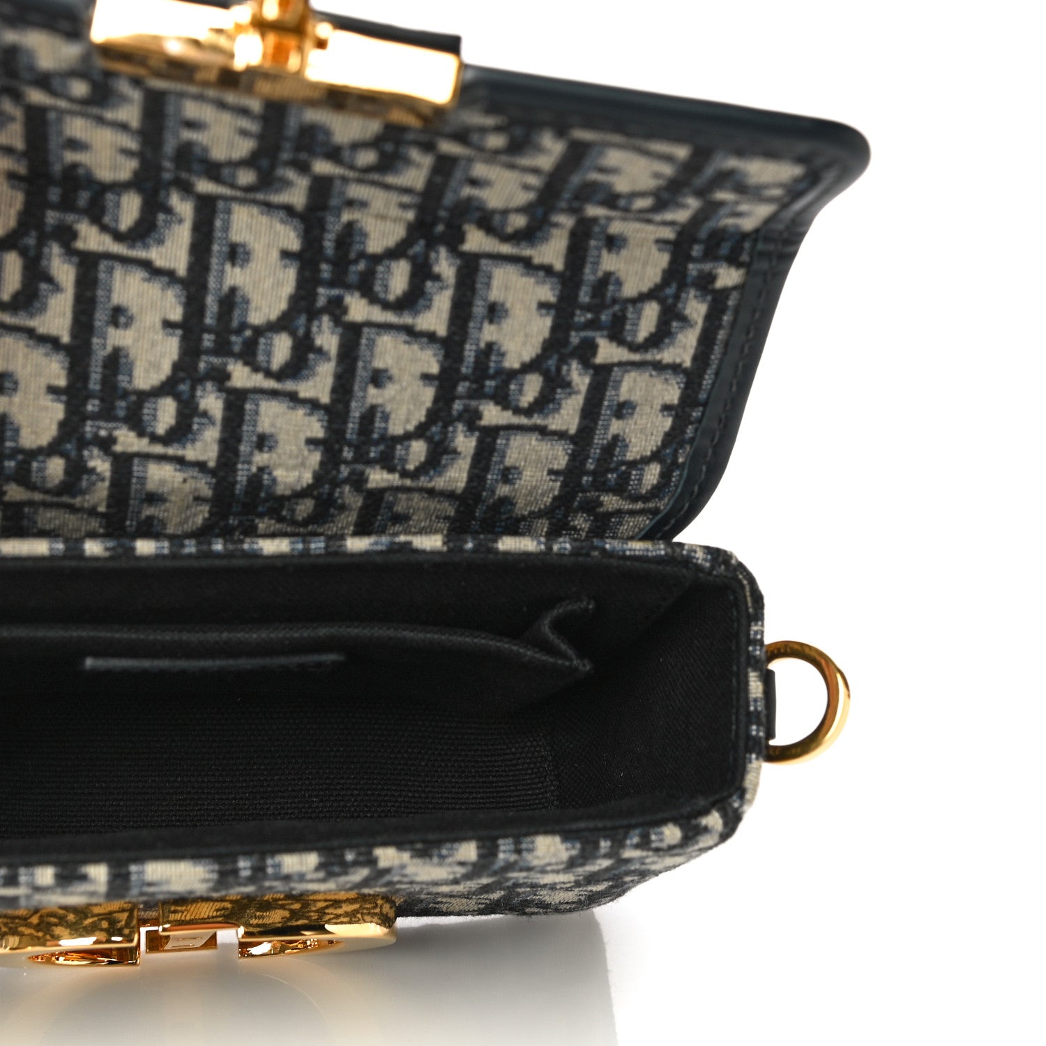 Christian Dior Oblique 30 Montaigne Box Bag Blue 5 of 21