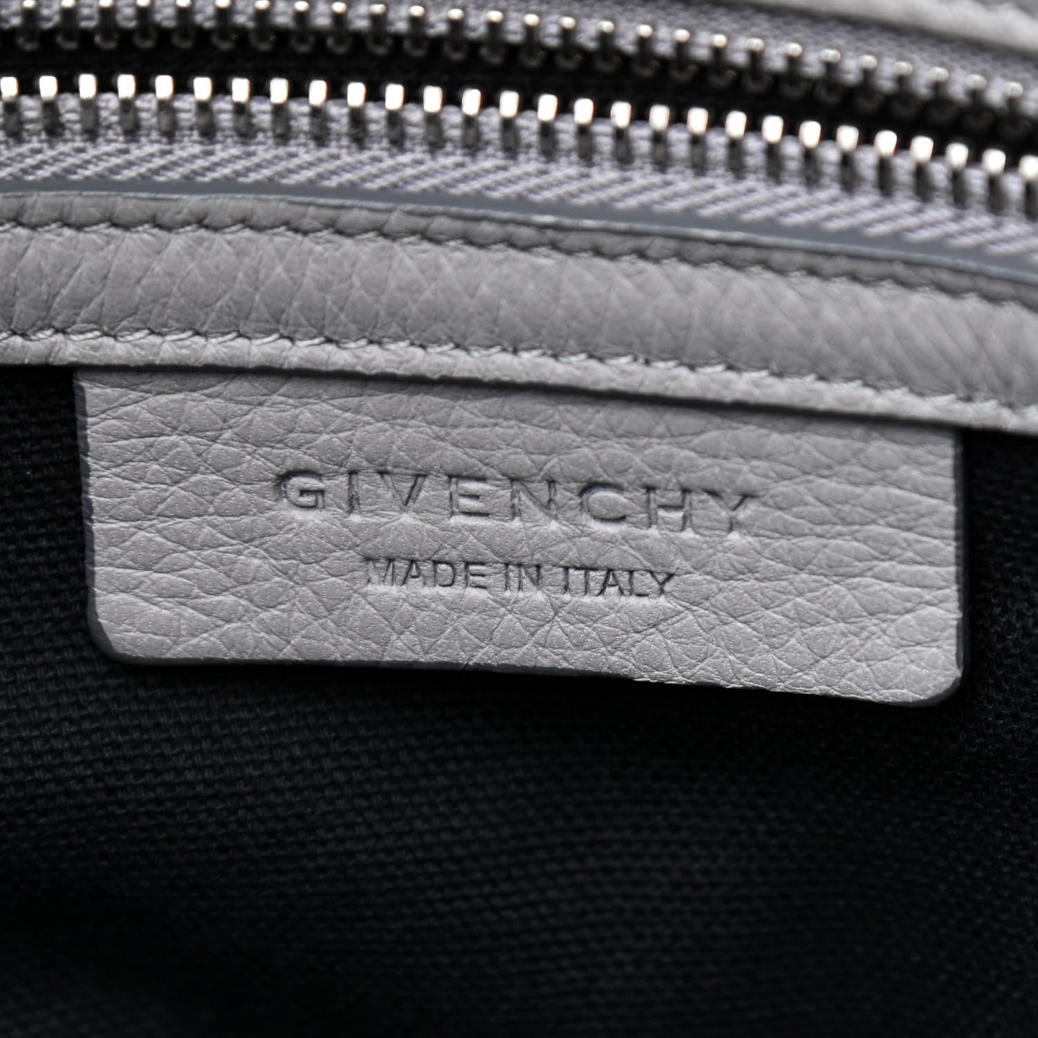 Givenchy Grained Calfskin Medium Pandora Pure Flap Bag Pearl Grey 6 of 10