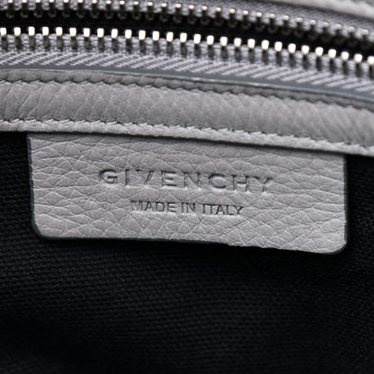 Givenchy Grained Calfskin Medium Pandora Pure Flap Bag Pearl Grey 6 of 10