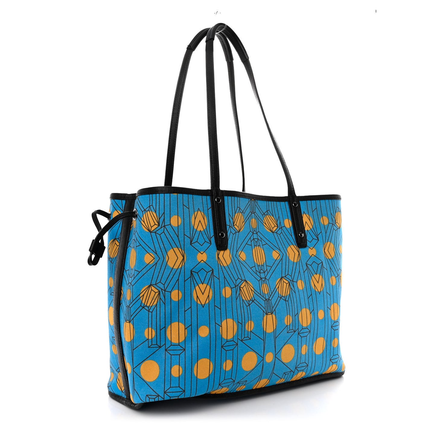 Visetos Medium Liz Reversible Shopper Tote Black