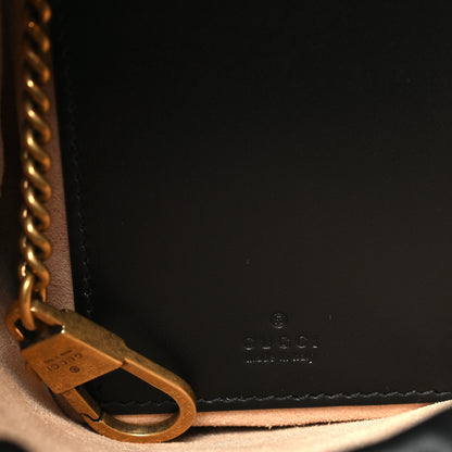 Gucci Calfskin Matelasse Mini GG Marmont 2.0 Bucket Bag Black 6 of 11