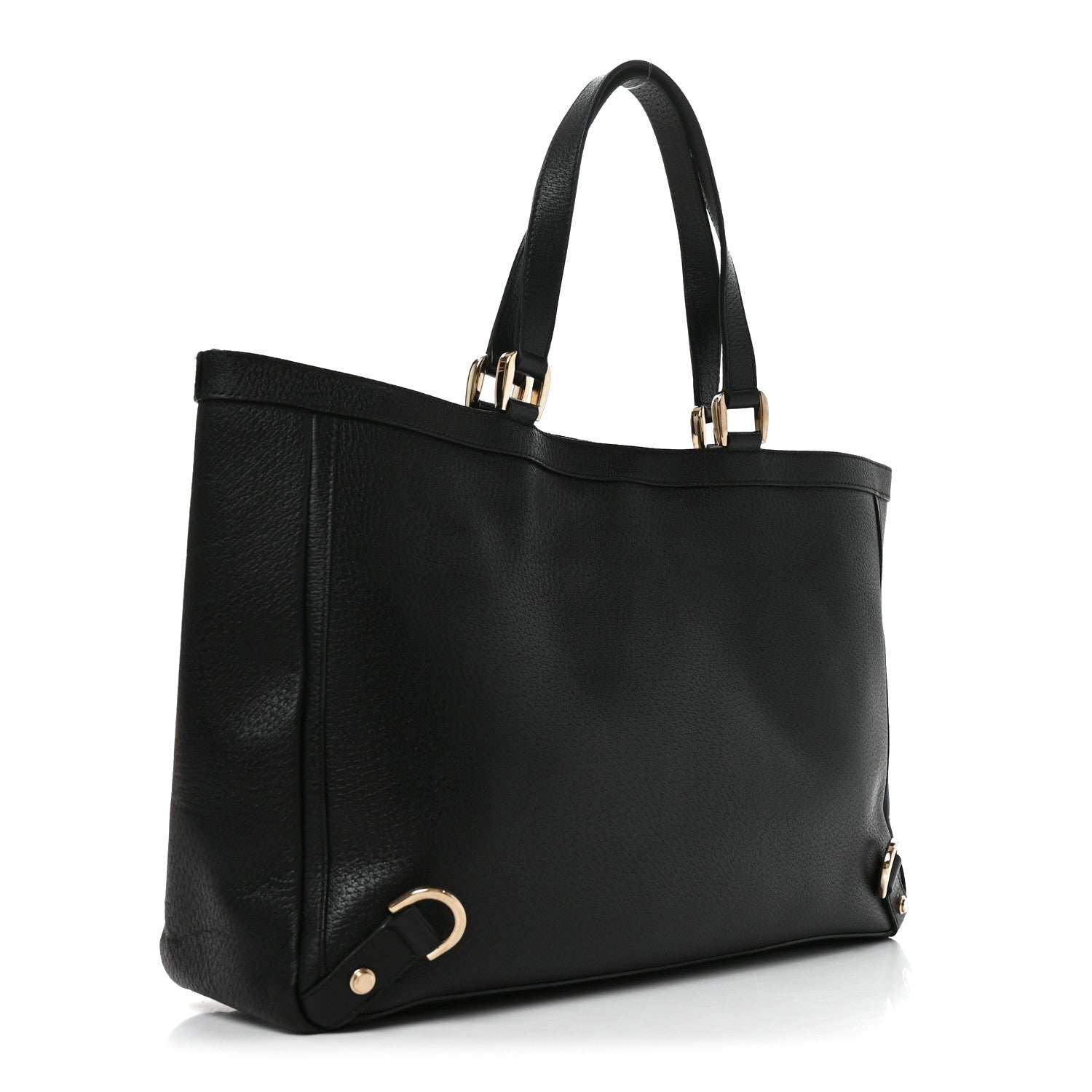 Gucci Calfskin Large Abbey Tote Black 3 of 10