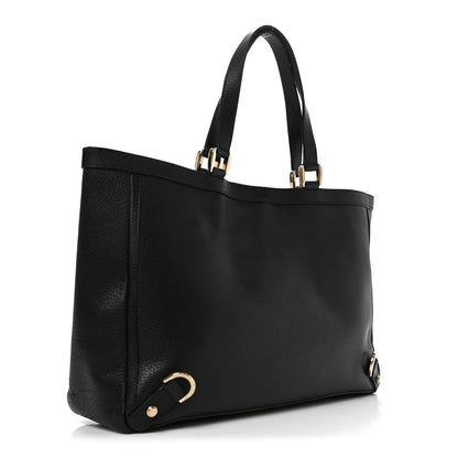Gucci Calfskin Large Abbey Tote Black 3 of 10