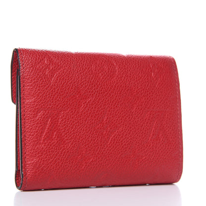 Louis Vuitton Empreinte Victorine Wallet Scarlet 3 of 9