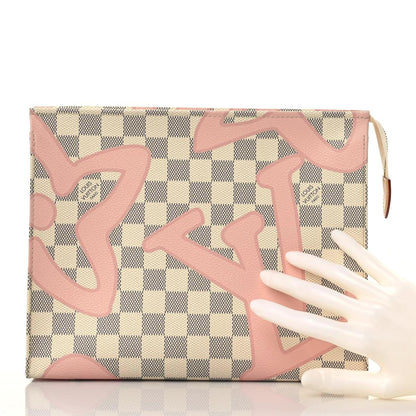 Louis Vuitton Damier Azur Tahitienne Toiletry Pouch 26 2 of 10