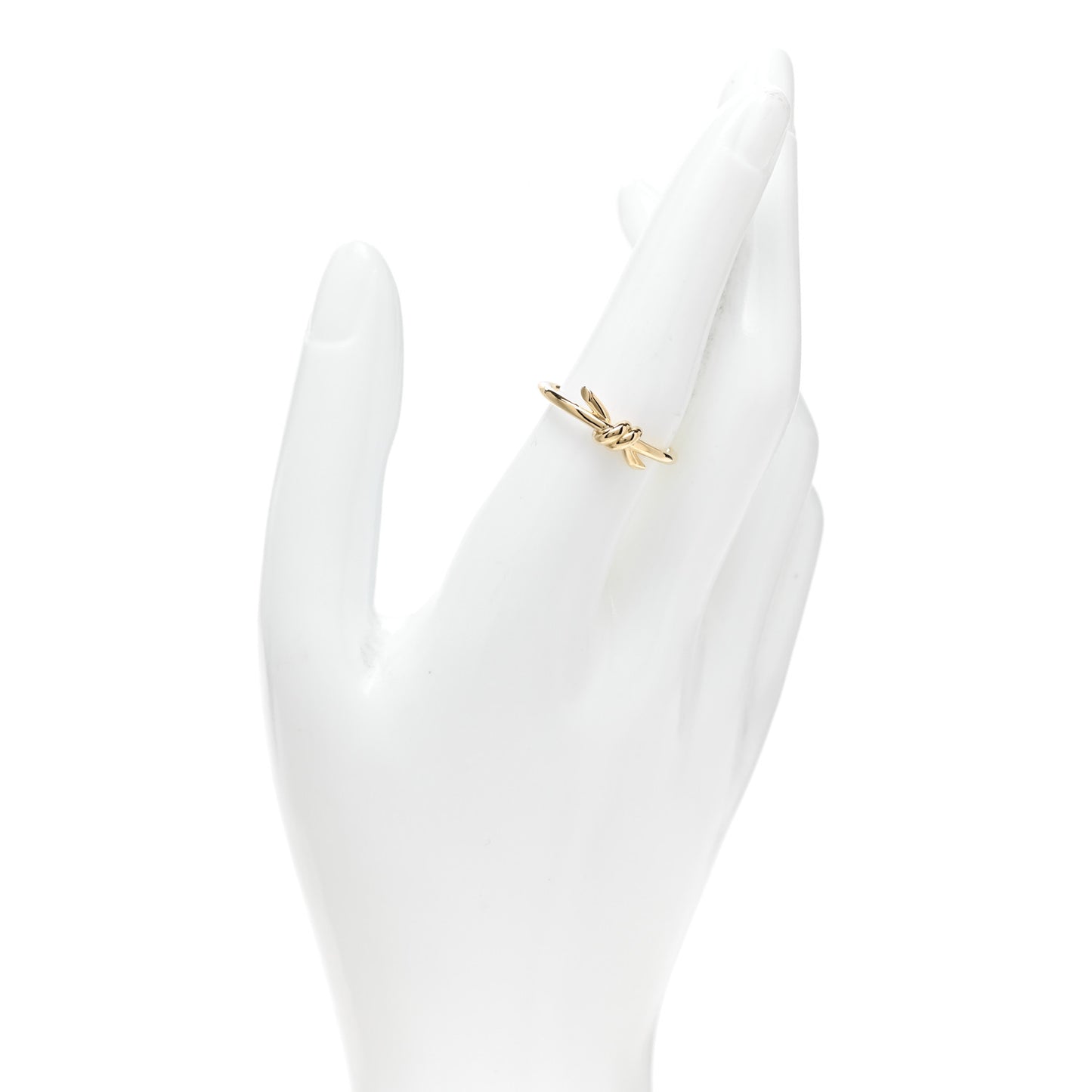 18K Yellow Gold Knot Ring 57 8
