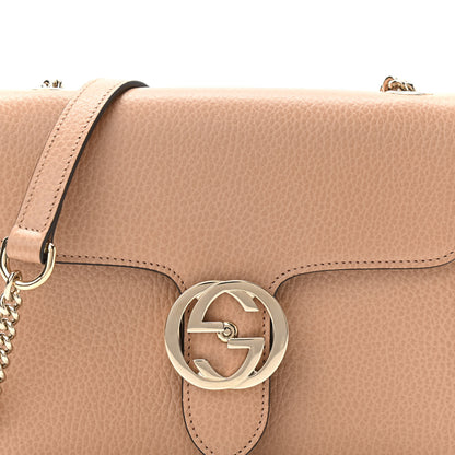 Gucci Dollar Calfskin Interlocking G Shoulder Bag Camelia 9 of 11