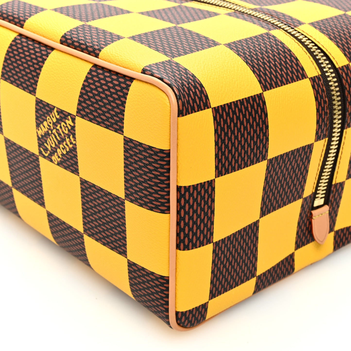 Damier Pop Shoes Bag Yellow