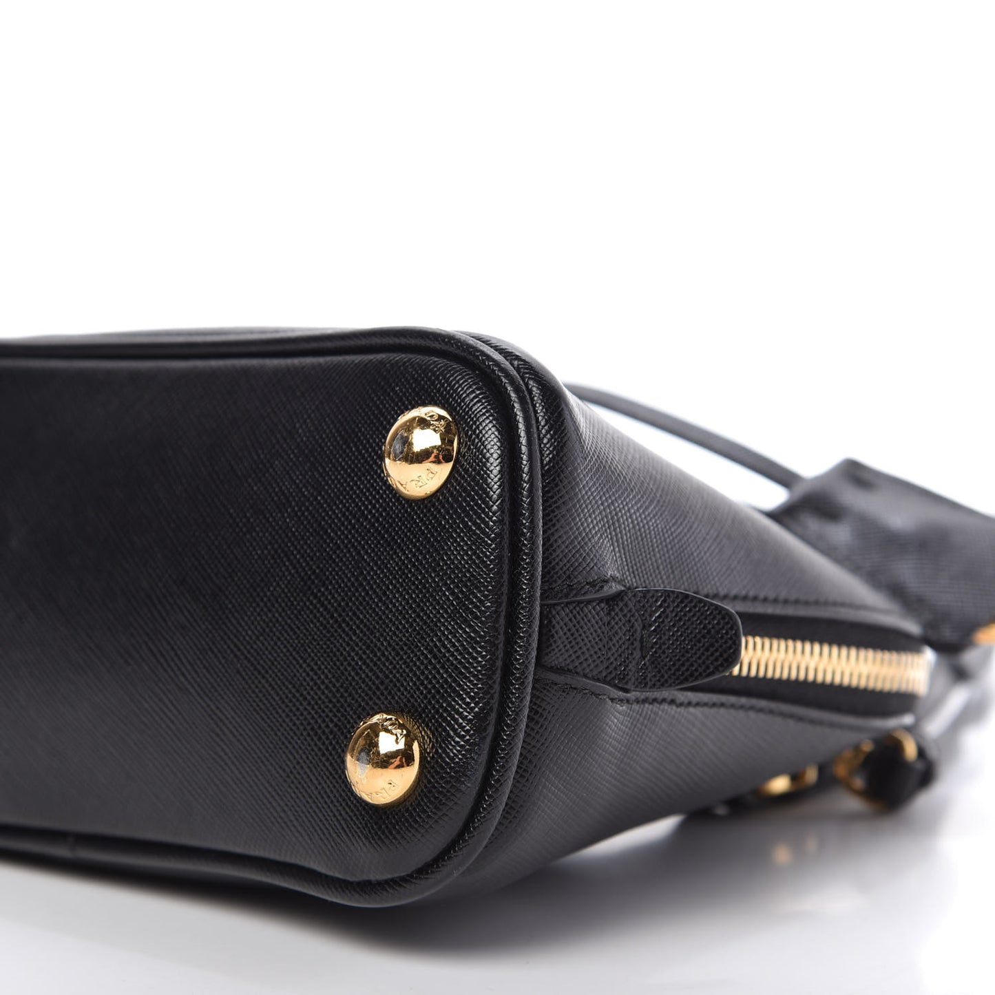 Saffiano Lux Mini Promenade Tote Black